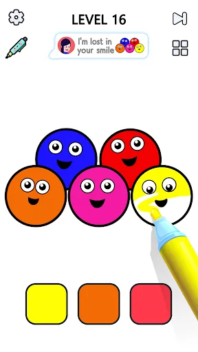 Gameplay screenshot 1 from Satisfying Coloring - Casual game